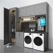 8 cu. ft. Large Stackable Vented Electric Front Load Dryer in White - 240V.