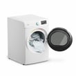 8 cu. ft. Large Stackable Vented Electric Front Load Dryer in White - 240V.