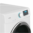 8 cu. ft. Large Stackable Vented Electric Front Load Dryer in White - 240V.