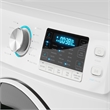 8 cu. ft. Large Stackable Vented Electric Front Load Dryer in White - 240V.