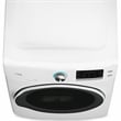 8 cu. ft. Large Stackable Vented Electric Front Load Dryer in White - 240V.
