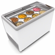 KoolMore 50 in. 8 Tub Ice Cream Dipping Cabinet Freezer - 13 cu. ft.
