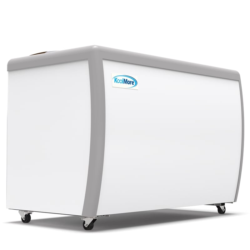 KoolMore 50 in. 8 Tub Ice Cream Dipping Cabinet Freezer - 13 cu. ft.