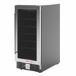 KoolMore 15 in. Stainless Steel Glass-Door Built-In Beverage Cooler - 3 cu. ft.