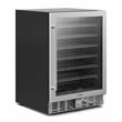 23.4 in. Stainless Steel Glass-Door Built-In Beverage Cooler - 5 Cu. ft.