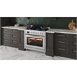 KoolMore 36 in. 5 Burner Freestanding Dual Fuel Range