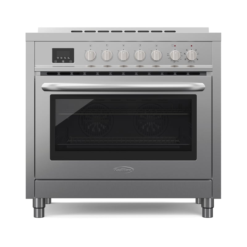 KoolMore 36 in. 5 Elements Freestanding All-Electric Range with Convection Oven