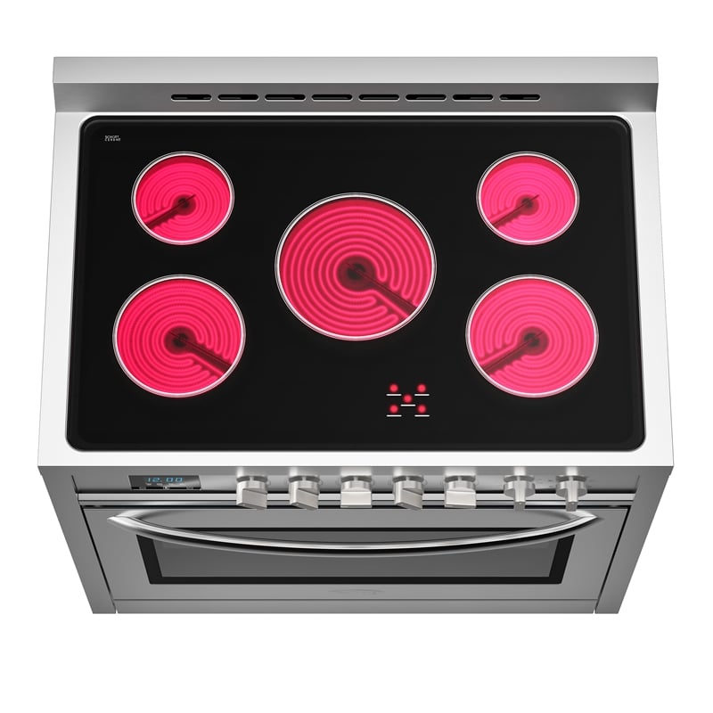 KoolMore 36 in. 5 Elements Freestanding All-Electric Range with Convection Oven