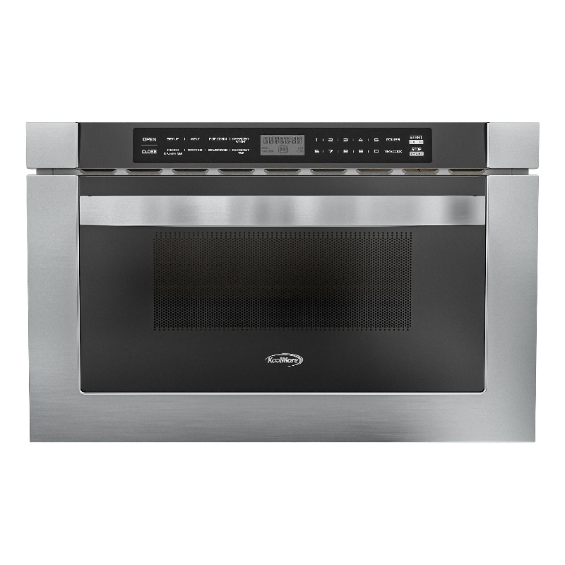 KoolMore 24 in. Built In Stainless-Steel Microwave Drawer with Oven 1.2 Cu. Ft.