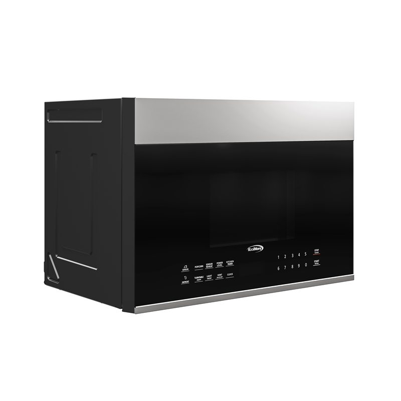 KoolMore 1.3 cu. ft. Over the Range Stainless Steel Microwave with 300 CFM Fan