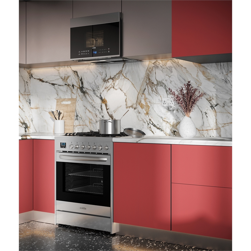 KoolMore 1.3 cu. ft. Over the Range Stainless Steel Microwave with 300 CFM Fan