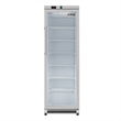 12 Cu ft Commercial Freezer with Glass Door - Manual Defrost in Silver