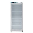 21 Cu Ft Commercial Freezer with Glass Door in White - Manual Defrost
