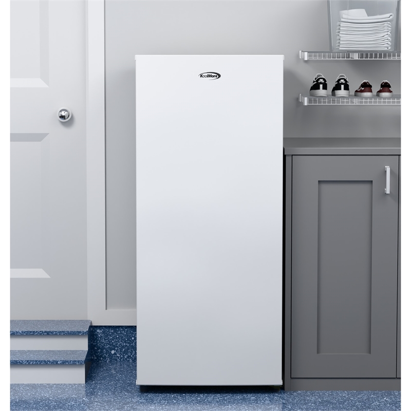 7 cu ft Garage Ready Convertible Upright Freezer/Refrigerator in White
