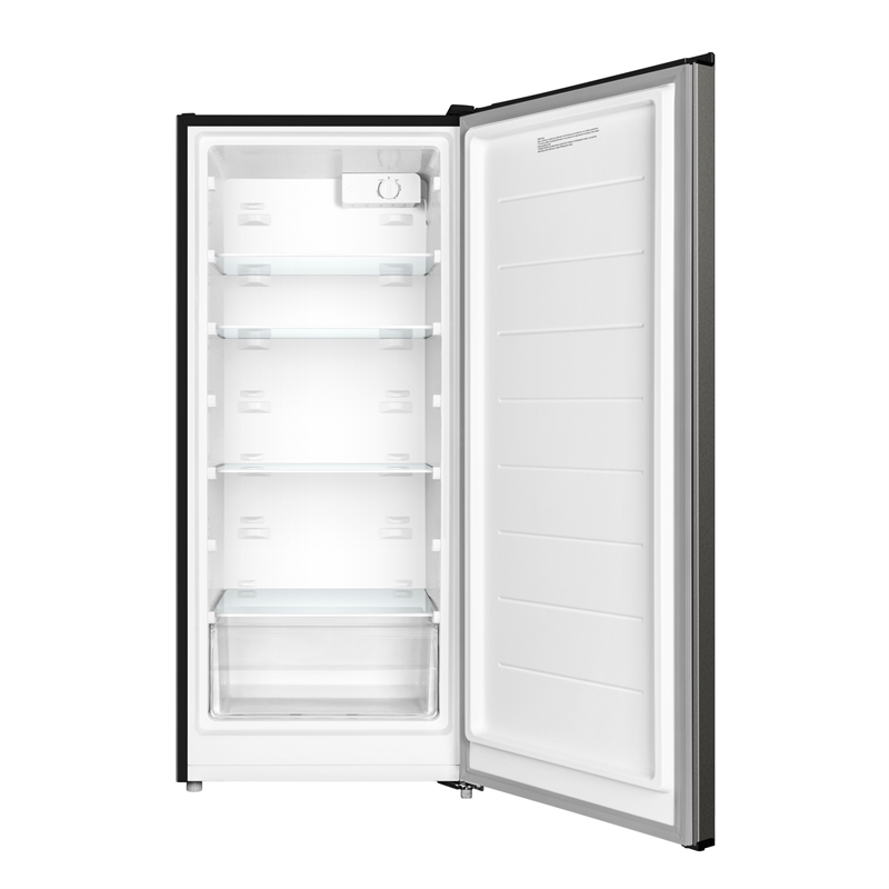 7 Cu Ft Garage Ready Convertible Upright Freezer/Refrigerator in Silver