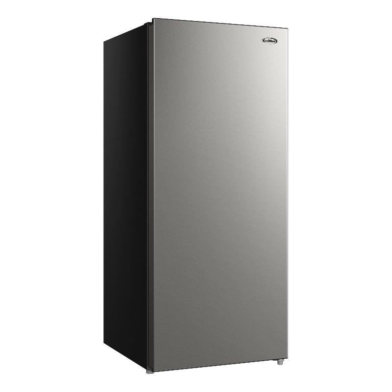 7 Cu Ft Garage Ready Convertible Upright Freezer/Refrigerator in Silver