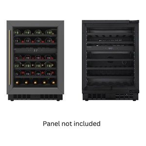 KoolMore Reserve 24&quot Under-Counter Panel Ready Dual Zone w/ Wine Cooler in White