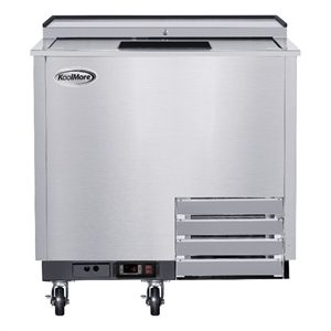 36&quot Commercial Glass Froster in Stainless Steel w/ 9 cu ft Capacity