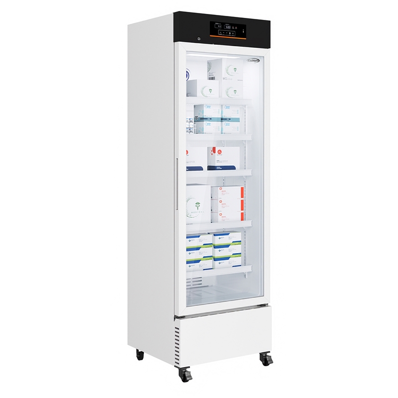 11 cu ft Medical Pharmacy Refrigerator W/Multi-Level Emergency Alarms in White