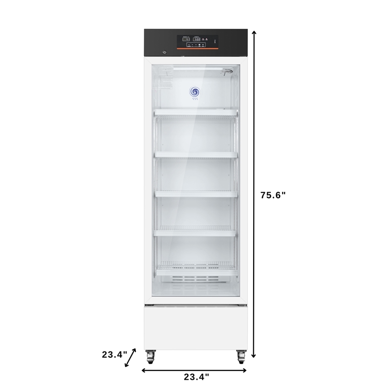 11 cu ft Medical Pharmacy Refrigerator W/Multi-Level Emergency Alarms in White