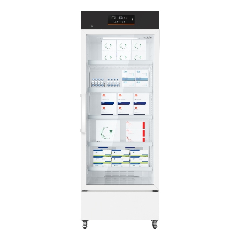 15 cu ft Medical Pharmacy Refrigerator W/Multi-Level Emergency Alarms in White