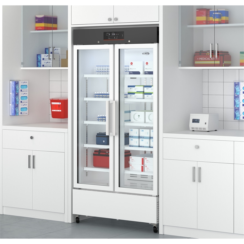 27 cu ft Medical Vaccine Refrigerator with Emergency Alarms in White