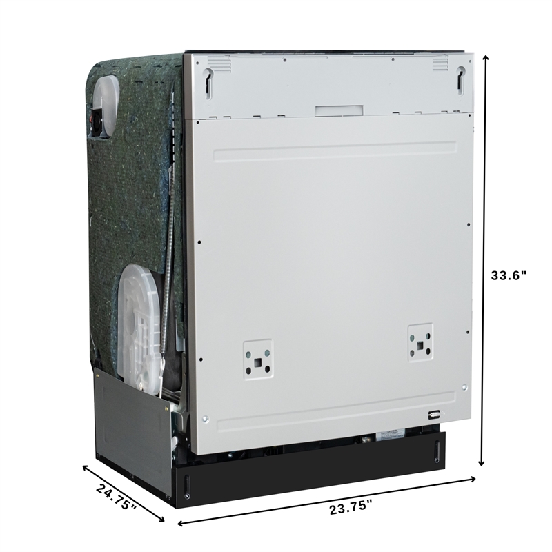 24 in Panel Ready 14 Place Settings 45 DB Dishwasher in Stainless-Steel