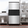 500lbs day Stainless Steel Air Cooled Commercial Ice Machine with 375lbs Storage
