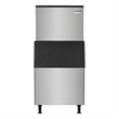 500lbs day Stainless Steel Air Cooled Commercial Ice Machine with 375lbs Storage