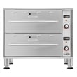 Two-Drawer Commercial Free Standing Warming Drawers in Stainless-Steel