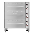 Three-Drawer Commercial Free Standing Warming Drawer in Stainless-Steel
