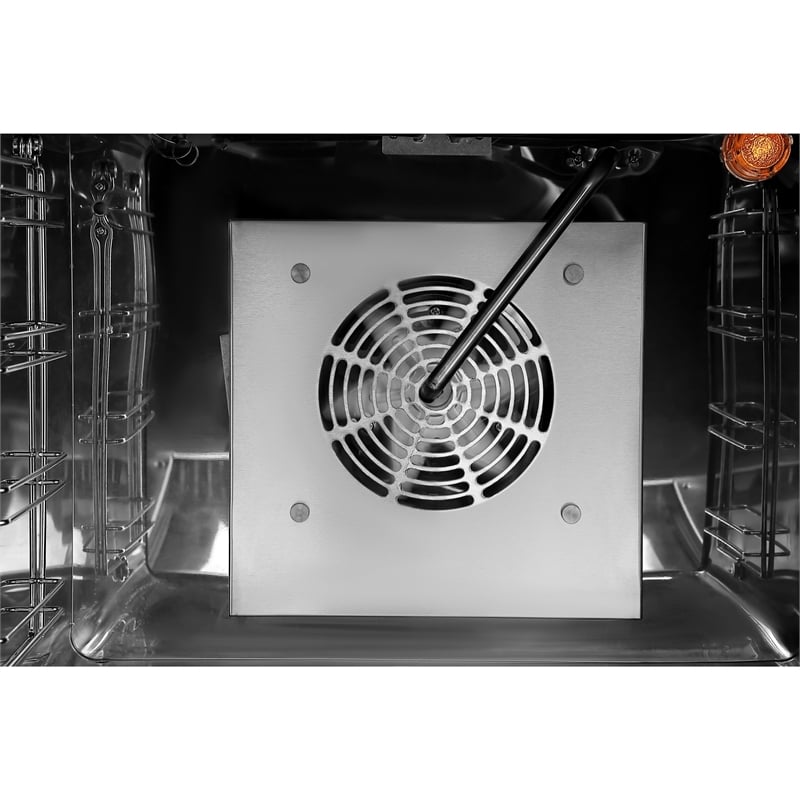 Countertop Convection Oven for Half-Size Pans with 4 Racks in Stainless-Steel