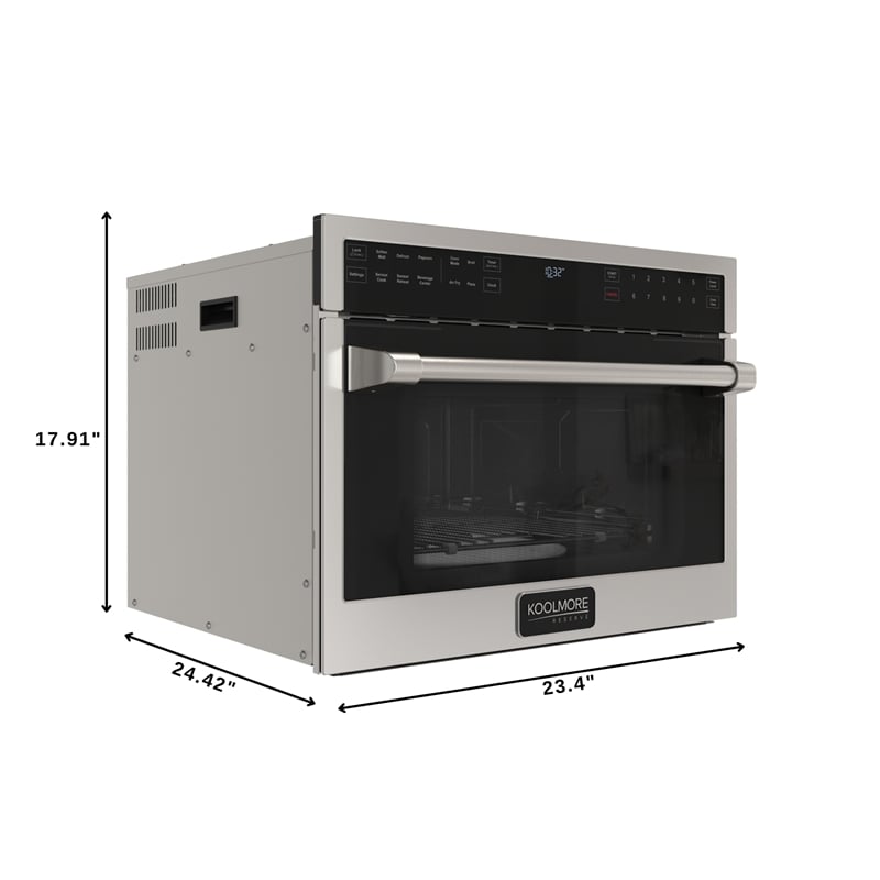 Reserve 24 in. Built-In Microwave Convection Oven with Air Fry