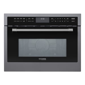 24 In. Black Stainless Steel Built-in Convection Microwave Oven