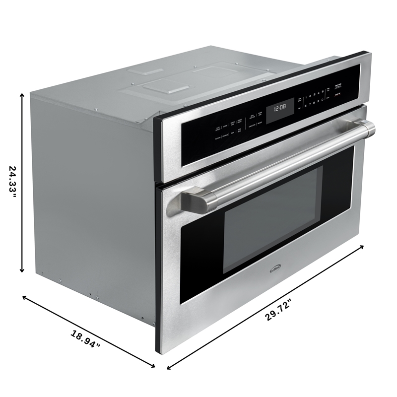 30 in. Built-In Microwave with Convection Oven and Air Fryer
