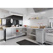 50 lb Floor Liquid Propane Commercial Fryer with 120000 BTU in Stainless-Steel