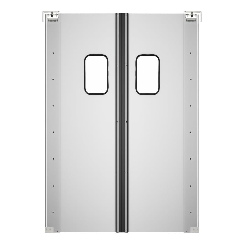Commercial Double Aluminum Swinging Traffic Door