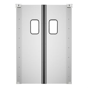 Commercial Double Aluminum Swinging Traffic Door