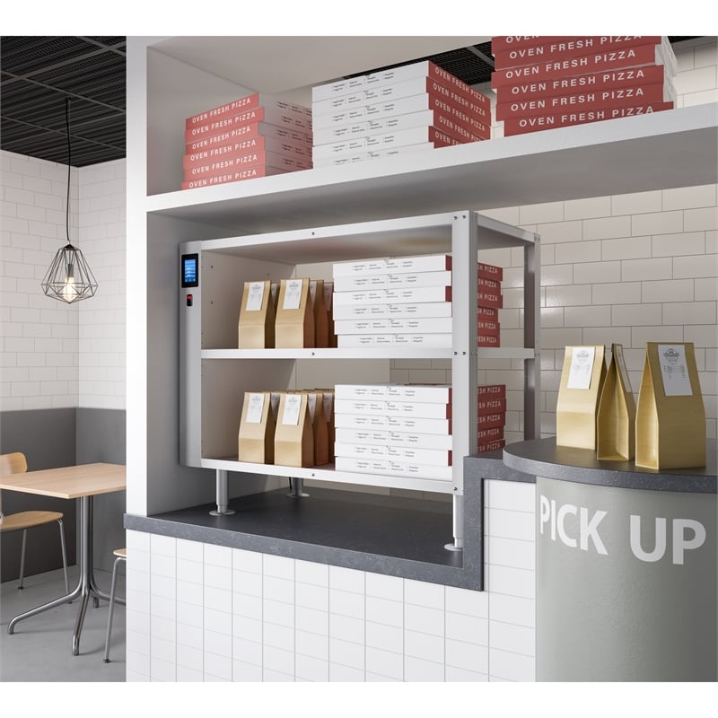 Three-Shelve Commercial Take Out Warmer Cabinet w/ Touch Screen-Stainless-Steel