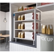 Four-Shelve Commercial Take Out Warmer Cabinet w/ Touch Screen Stainless-Steel
