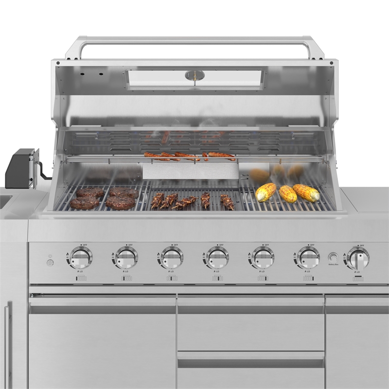 KoolMore Outdoor Kitchen Series Modular Kitchen in Stainless-Steel