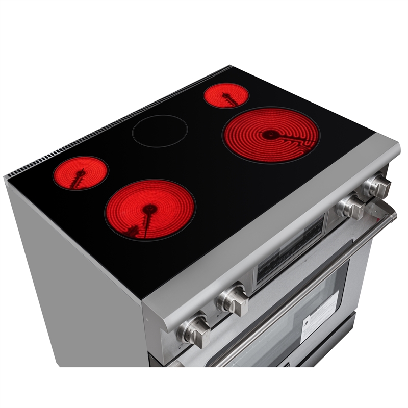 36 in. Electric Professional Range with Tilt Panel and Digital controls