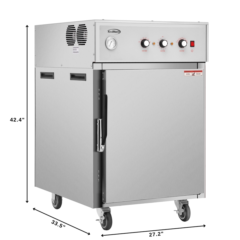 4-Pan Half-Size Commercial Cook And Hold Oven 3000W/240V in Stainless-Steel