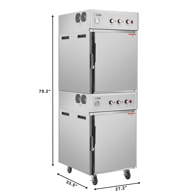 8-Pan Full-Size Commercial Cook And Hold Oven 3000W/240V in Stainless-Steel