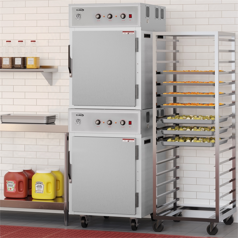 8-Pan Full-Size Commercial Cook And Hold Oven 3000W/240V in Stainless-Steel