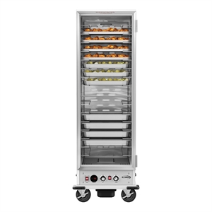 33&quot Commercial Non-Insulated Heated Holding/Proofing Cabinet in Silver