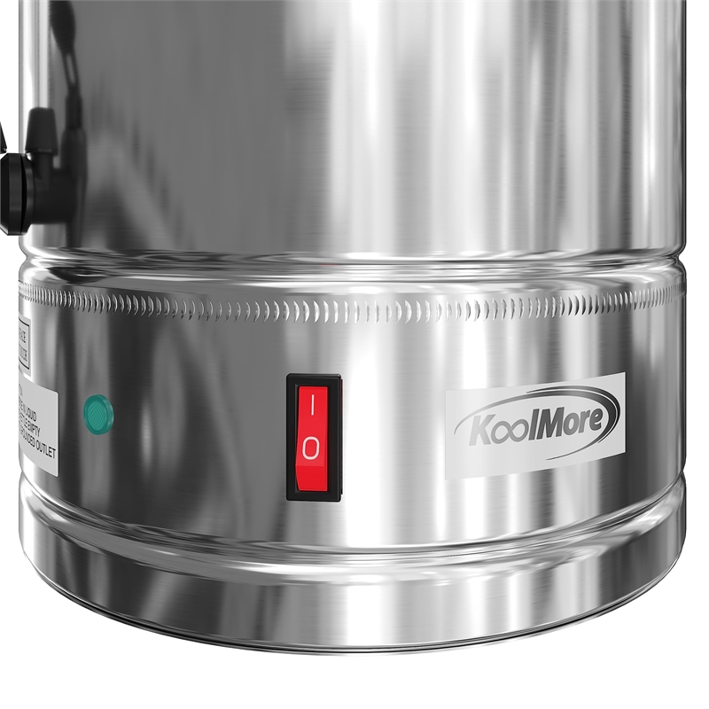 Electric 100 Cup Commercial Coffee Percolator in Stainless Steel