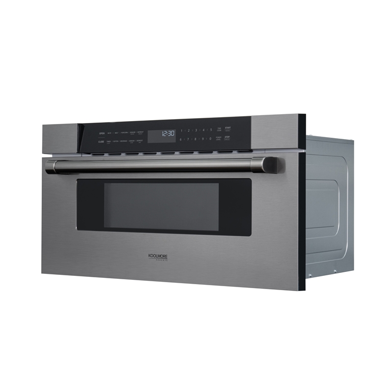 30 in. Black Stainless-Steel Microwave Drawer