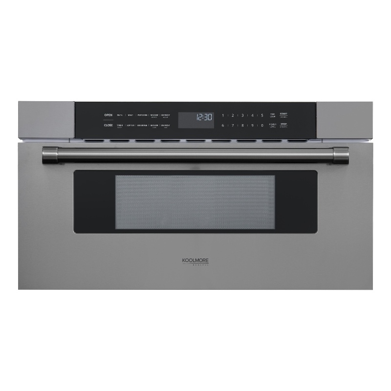 30 in. Black Stainless-Steel Microwave Drawer