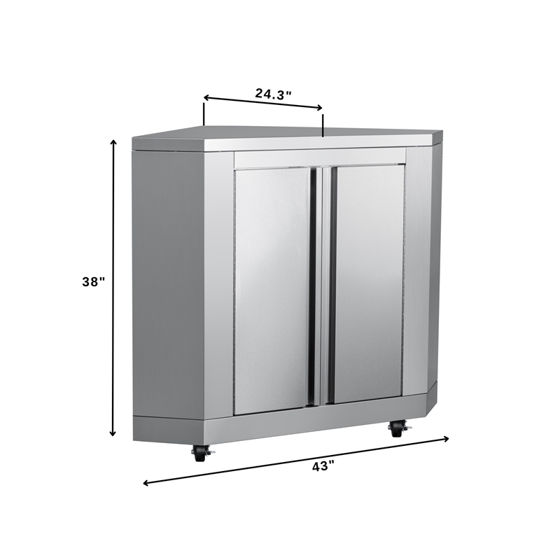 KoolMore Outdoor Kitchen Series Modular Kitchen in Stainless-Steel